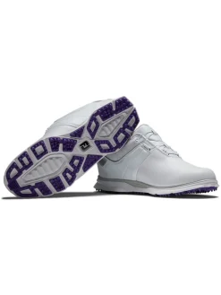 Footjoy Women'S Pro Sl Boa '22 Golf Shoes - White/Silver