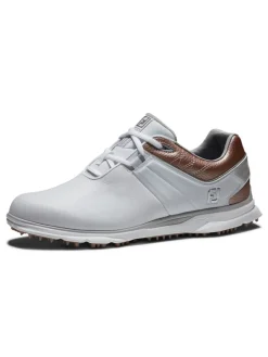 Footjoy Women'S Pro Sl Golf Shoes - White/Rose