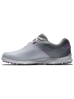 Footjoy Women'S Pro Sl Sport Golf Shoes - White/Grey