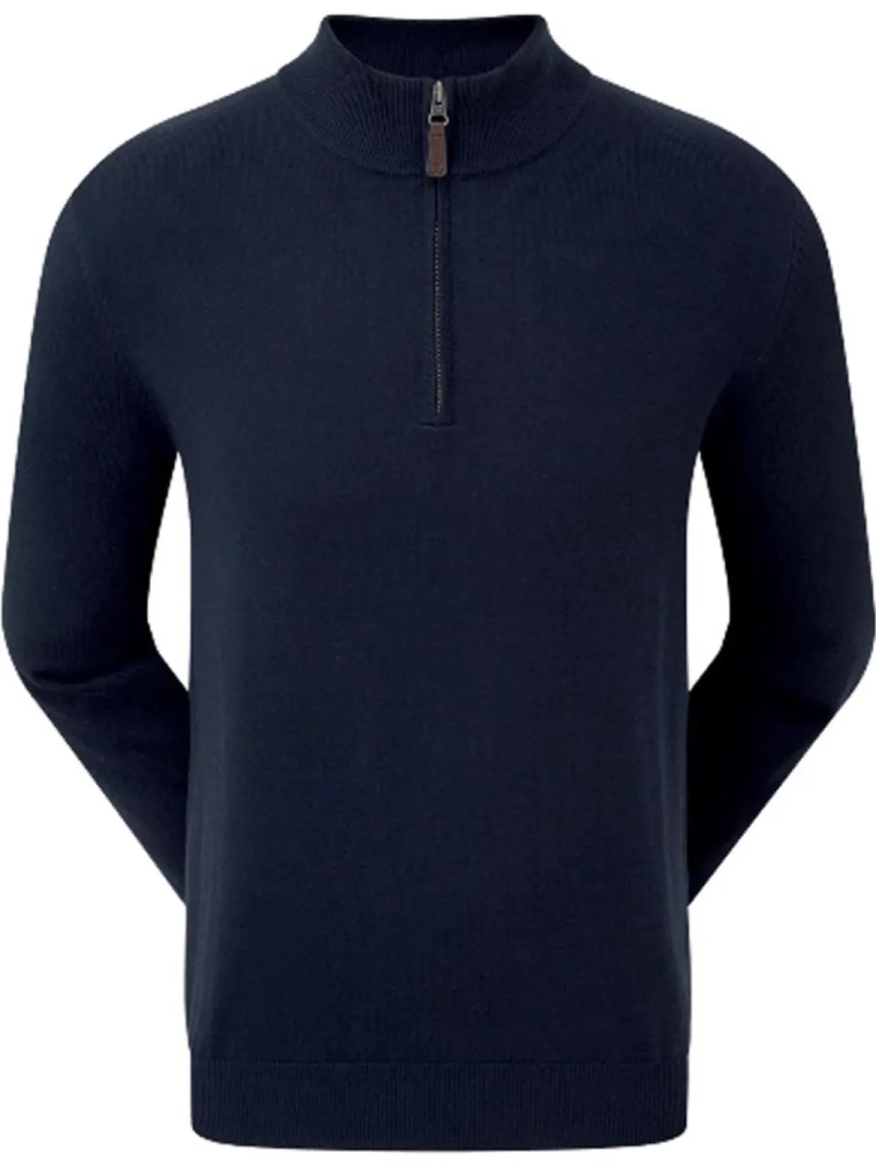 Footjoy Wool Blend 1/2 Zip Pullover - Navy