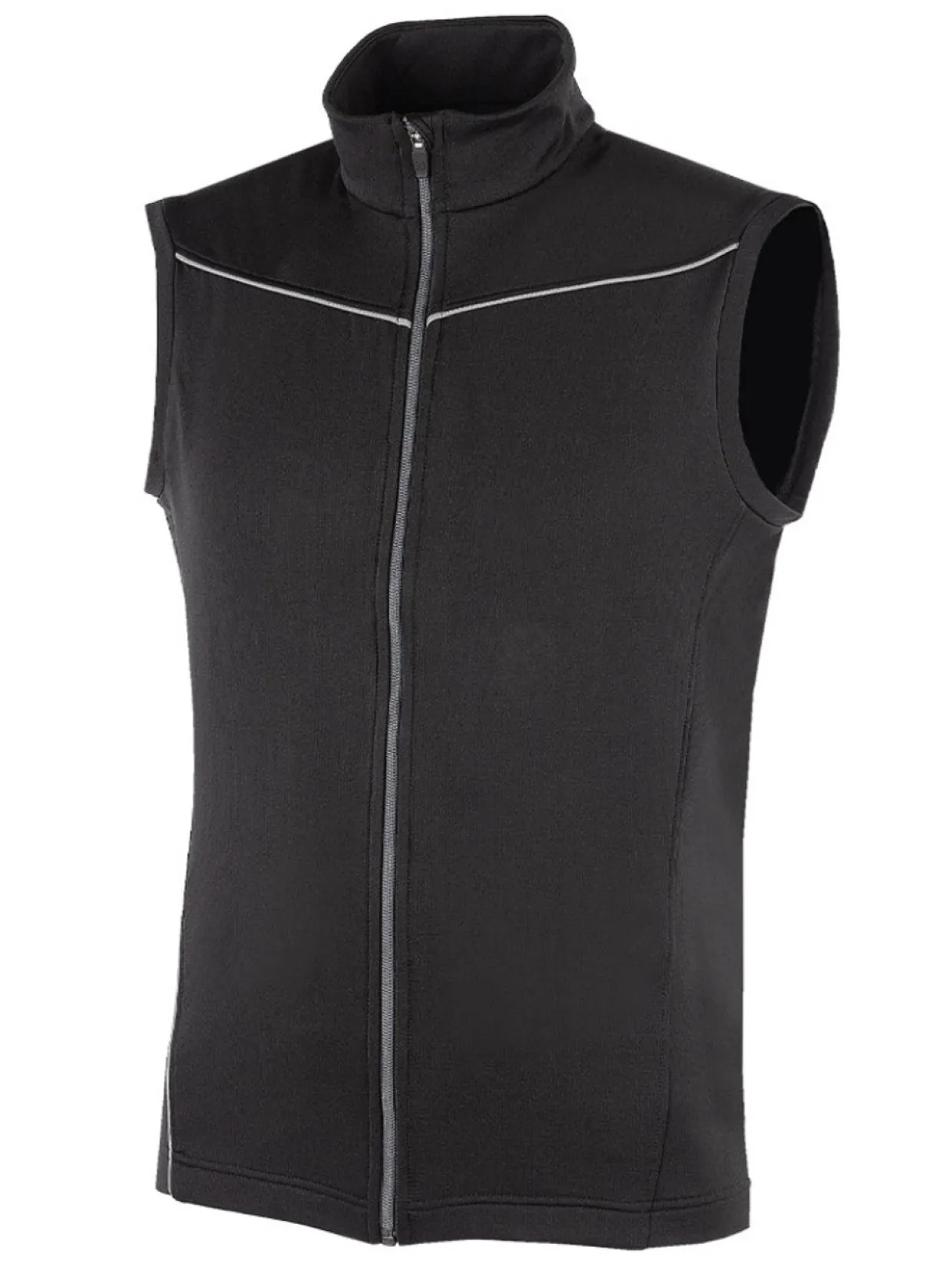 Galvin Green Davon Insula Vest - Black/Sharkskin