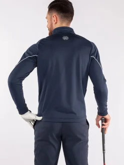 Galvin Green Daxton Insula Half-Zip - Navy/Ensign Blue/White