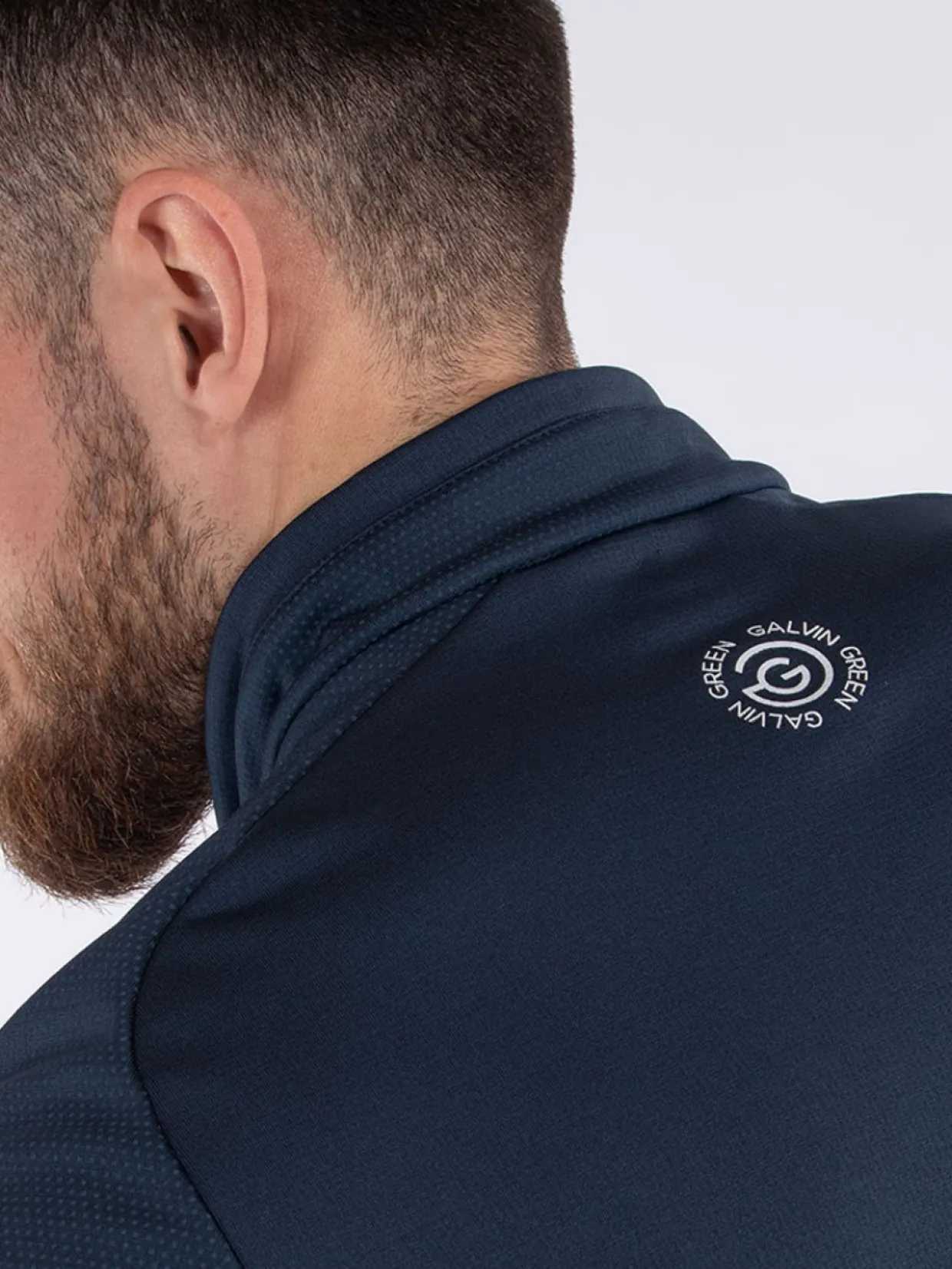 Galvin Green Daxton Insula Half-Zip - Navy/Ensign Blue/White