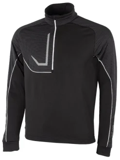 Galvin Green Daxton Insula Half-Zip - Black/Granite Grey/White