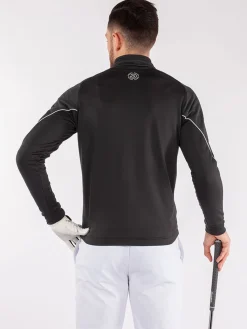 Galvin Green Daxton Insula Half-Zip - Black/Granite Grey/White