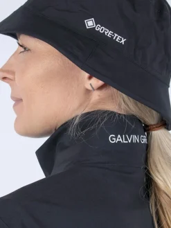 Galvin Green Women'S Aila Gore-Tex Paclite Rain Jacket - Black/White