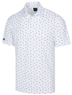 Greg Norman Butterfly Fish Polo - White