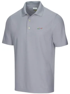 Greg Norman Classic Pique Shark Polo - Sterling