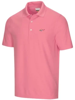 Greg Norman Classic Pique Shark Polo - Pink Cure