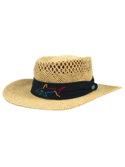Greg Norman Signature Straw Hat - Natural