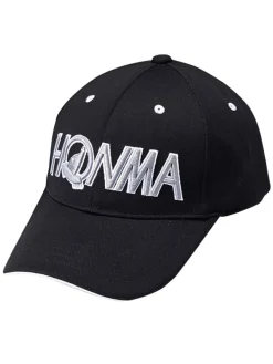 Honma Solid Cap 031-735628 - Black/Silver