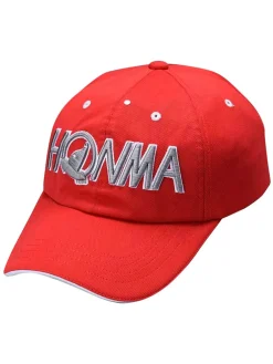 Honma Solid Cap 031-735628 - Red/Silver