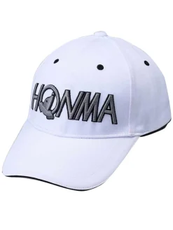 Honma Solid Cap 031-735628 - White/Black