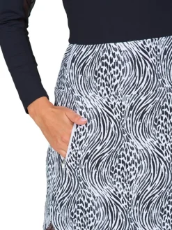 Ibkul Alena Print Straight Skort (17.5