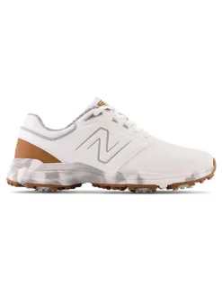New Balance Brighton (2E) Golf Shoes - White/Brown