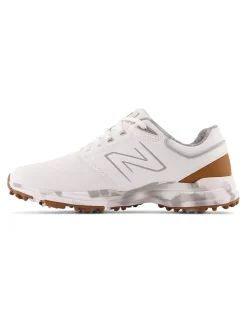 New Balance Brighton (2E) Golf Shoes - White/Brown