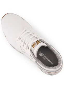 New Balance Brighton (2E) Golf Shoes - White/Brown