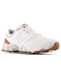 New Balance Brighton (2E) Golf Shoes - White/Brown