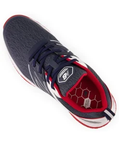 New Balance Fresh Foam Contend Sl (2E) Golf Shoes - Navy/Red