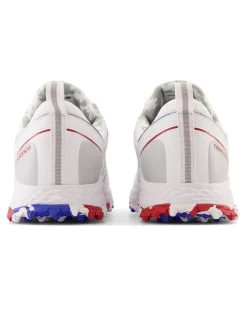New Balance Fresh Foam Contend Sl (2E) Golf Shoes - White/Blue/Red