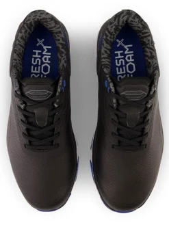 New Balance Fresh Foam X Defender Sl (2E) Golf Shoes - Black/Blue