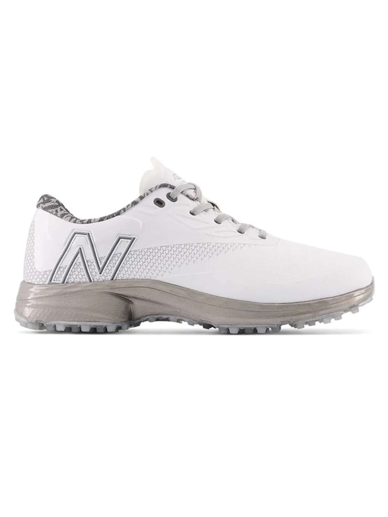 New Balance Fresh Foam X Defender Sl (2E) Golf Shoes - White/Grey