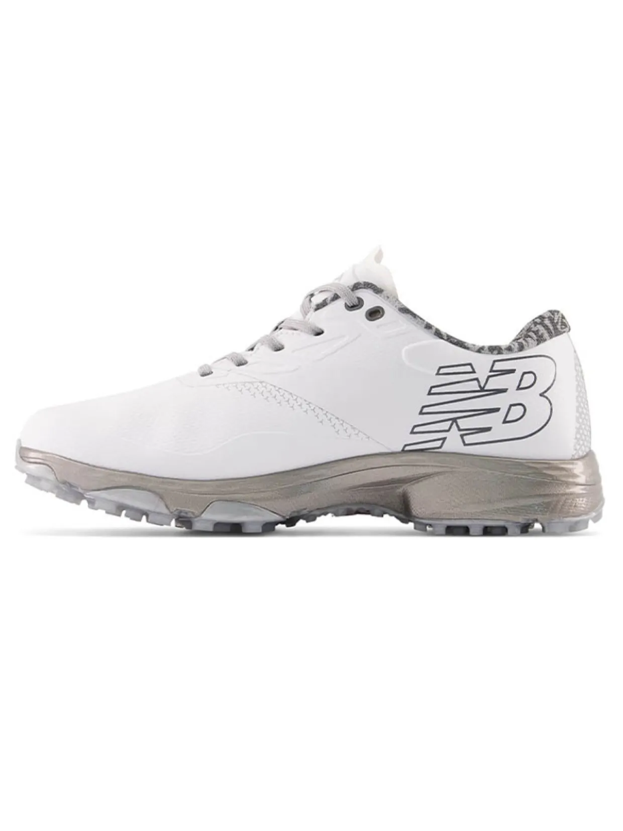 New Balance Fresh Foam X Defender Sl (2E) Golf Shoes - White/Grey