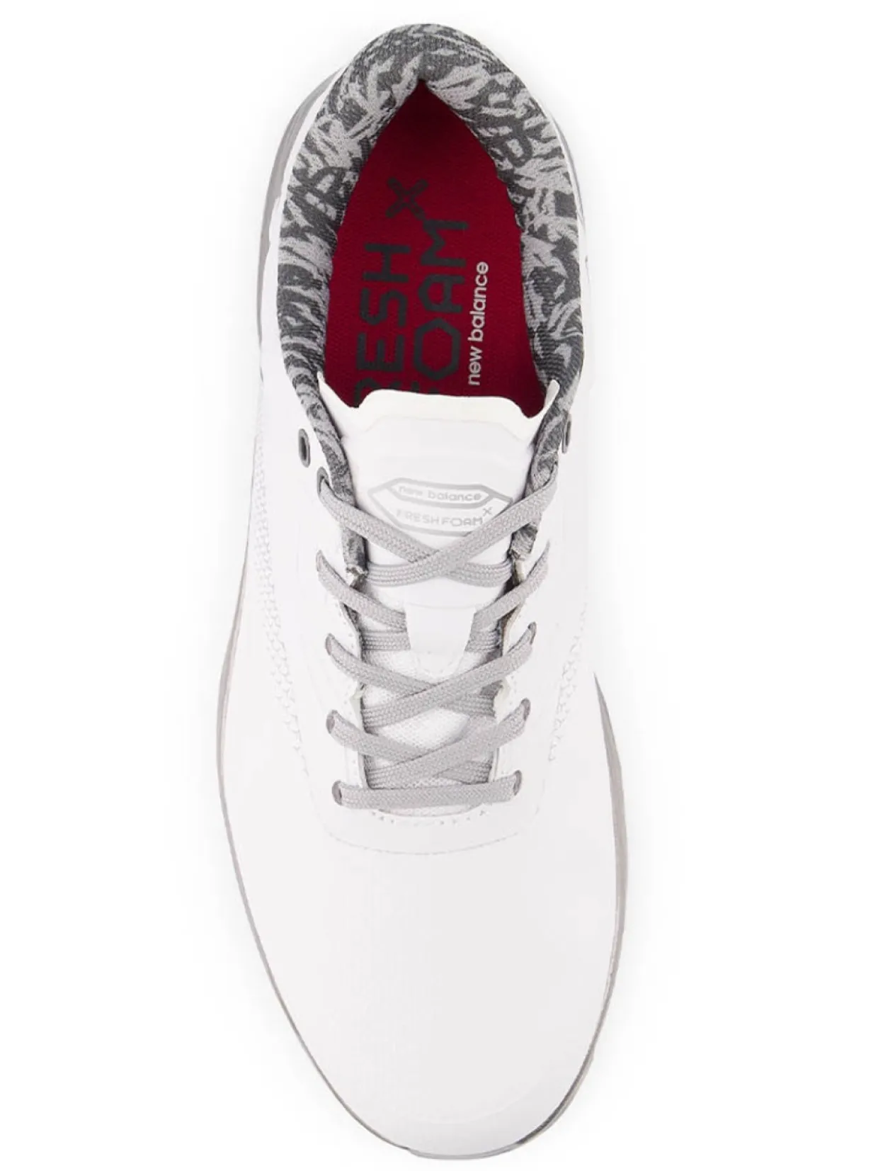 New Balance Fresh Foam X Defender Sl (2E) Golf Shoes - White/Grey