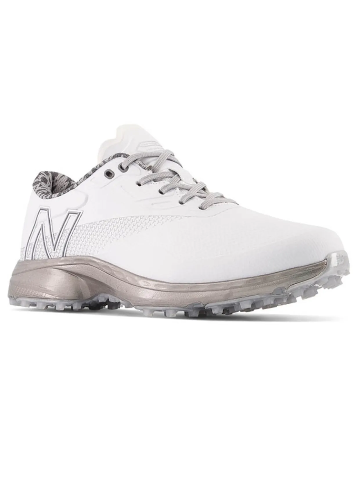 New Balance Fresh Foam X Defender Sl (2E) Golf Shoes - White/Grey