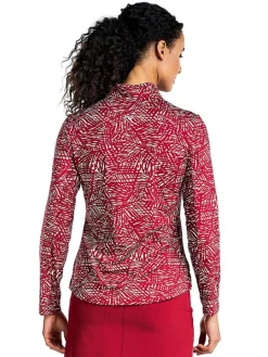 Nivo W Luane Mock - Cranberry