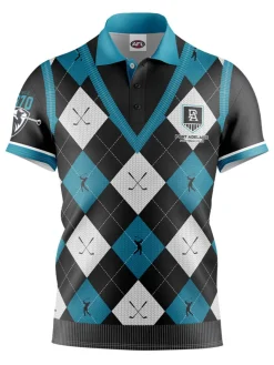 Official Afl Fairway Golf Polo Shirt - Port Adelaide