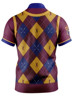 Official Afl Fairway Golf Polo Shirt - Brisbane Lions