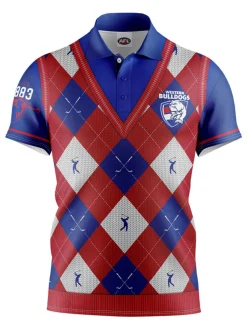 Official Afl Fairway Golf Polo Shirt - Western Bulldogs