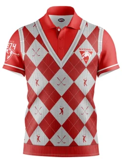 Official Afl Fairway Golf Polo Shirt - Sydney Swans