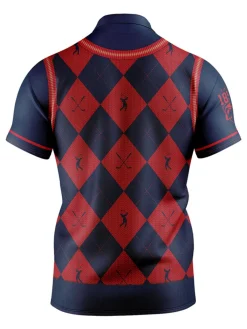 Official Afl Fairway Golf Polo Shirt - Melbourne Demons
