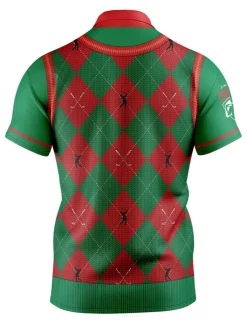 Official Nrl Fairway Golf Polo Shirt - South Sydney Rabbitohs