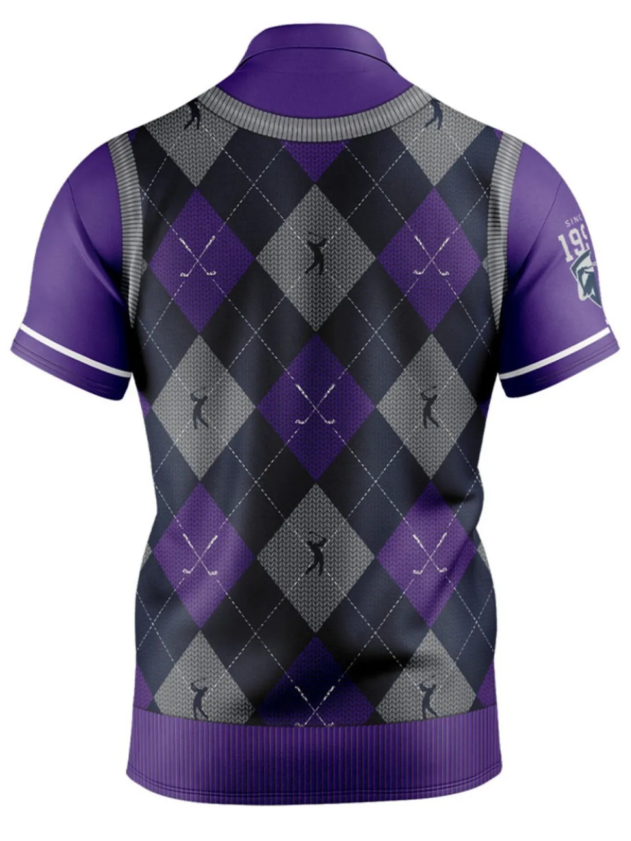 Official Nrl Fairway Golf Polo Shirt - Melbourne Storm