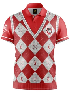 Official Nrl Fairway Golf Polo Shirt - St George Dragons