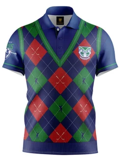 Official Nrl Fairway Golf Polo Shirt - Nz Warriors