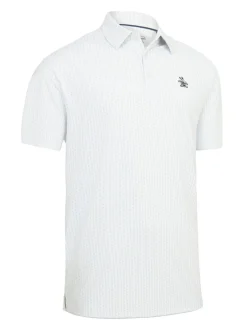 Original Penguin All-Over Pete Print Golf Polo - Bright White