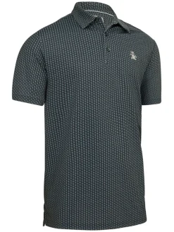 Original Penguin All-Over Pete Print Golf Polo - Caviar