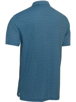 Original Penguin All-Over Pete Print Golf Polo - Black Iris