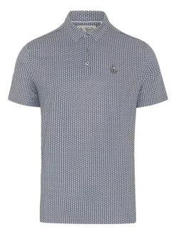 Original Penguin All-Over Pete Print Golf Polo - Quiet Shade