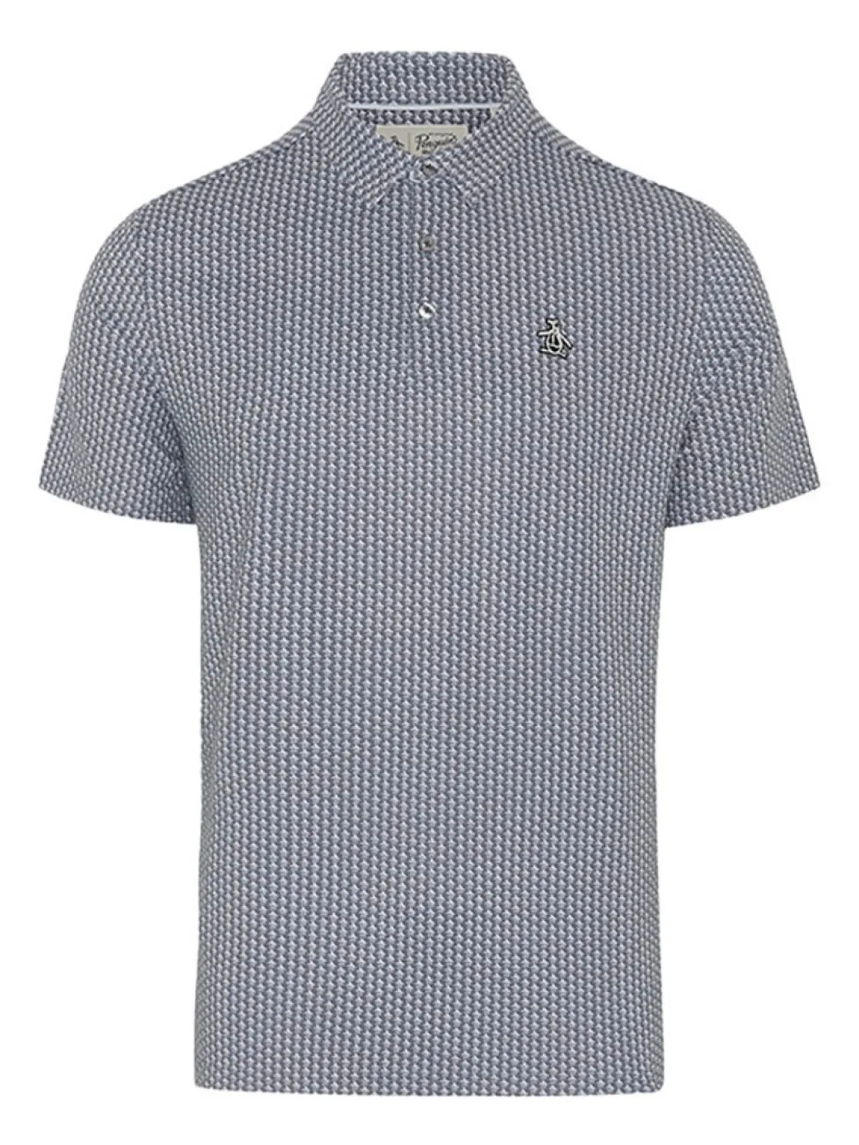 Original Penguin All-Over Pete Print Golf Polo - Quiet Shade