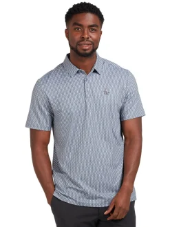 Original Penguin All-Over Pete Print Golf Polo - Quiet Shade