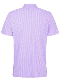 Original Penguin All-Over Pete Print Golf Polo - Lavender