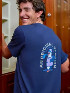 Original Penguin Be An Original Graphic Tee - Black Iris