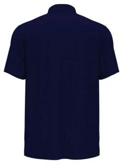 Original Penguin Engineered Polar Pete Mixed Media Polo - Black Iris