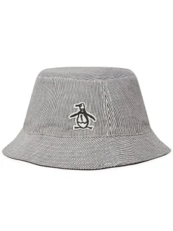 Original Penguin Golf Railroad Stripe Reversible Bucket Hat