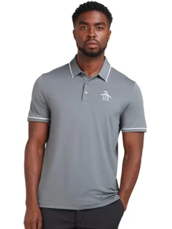 Original Penguin Heritage Oversized Pete Golf Polo - Quiet Shade